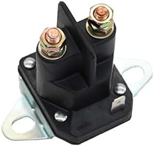 812-1211-211 Solenoid Relay Switch 3 Terminal Replacement for Lawn Mower Solenoid Valve 12V AM103290 48035A 539101714 8121201211 9326519 93265WR 932651WR