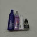 Davines OI Oil; L'Oreal Paris Elvive Hyaluron; Paul Mitchell The Conditioner; Clairol Professional Shimmer Lights Purple Shampoo