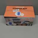 Cozy Essential 16 Pack Travel Vacuum Storage Bags with Rechargeable Wireless Electric Pump for Luggage, Suitcase, Carry-on Size Vacuum Seal Compression Space Saver Bags for Clothes and Clothing Travel