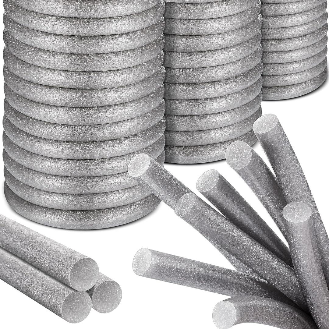 Caulk Saver Foam Backer Rod for Gaps and Joints Backing Rod Concrete Filler Rope, Gray (1/2 Inch x 50 Ft)