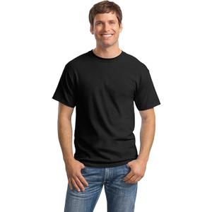 Hanes Black T-Shirt 10-12T 6Pcs
