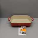 Le Creuset Enameled Cast Iron Signature Rectangular Roaster, 5.25 qt. (11.7" x 16.8"), Cerise