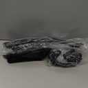 Greatever Dry Snorkel Set,Panoramic Wide View Anti-Fog Scuba Diving Mask,Professional Snorkeling Gear for Adults Kids (Small, Black)