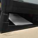 VEVOR Utility Cart, 300 lbs Load Capacity, 2-Tier Utility Plastic Cart with 360 Swivel Wheels (2 with Brakes), 24.4 x 16.1-inch Food Service Cart for Warehouse, Office, Home, Restaurant, Kitchen