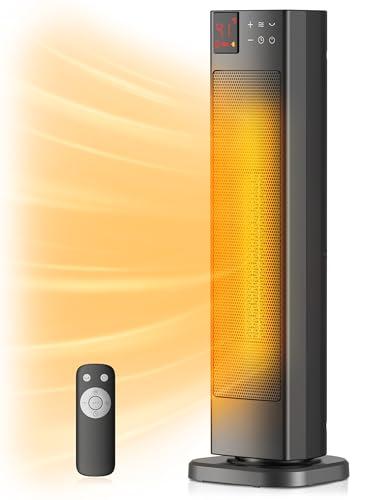 PELONIS Oscillating Ceramic Tower Indoor Space Heater for Home with Oscillation, Programmable Thermostat & ECO Mode, 12H Timer & Remote Control, Safety Protection, 23 Inches, 1500W, PHF15RSAPH23 PELONIS Oscillating Ceramic Tower Indoor Space Heater for Home with Oscillation, Programmable Thermostat & ECO Mode, 12H Timer & Remote Control, Safety Protection, 23 Inches, 1500W, PHF15RSAPH23