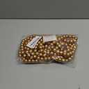 Christmas Wooden Bead Garland Wood Bead Garland Christmas Tree Decorations for Xmas Holiday Favors, 12 Feet (Gold)