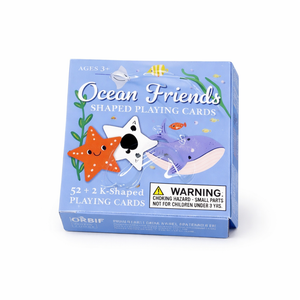Ocean Friends Shaped Playing Cards – Kids Card Game Set (Ages 3+)