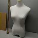 Female Mannequin Torso Sewing: Adjustable Height from 47.2 to 74.8 Inch Female Dress Form for Sewing and Clothing Display - Pinnable Mannequin with Support Metal Base Stand