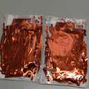 2 Pack Foil Curtain Backdrop Red Metallic Tinsel Foil Fringe Curtains Photo Booth Props for Birthday Wedding Engagement Baby Shower Bachelorette Christmas Holiday Celebration Party Decorations