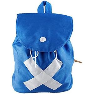 MIUNIKO Unisex Anime Cosplay Tony Chopper Blue Canvas School Backpack Shoulder Bag
