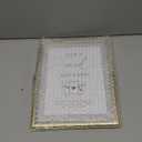 Wonderjune Please Sign Our Guestbook Sign for Wedding Playing Cards Guest Book Gold Floating Picture Frame Wedding Place Card Menu Holder 10x8 Inch(Card)