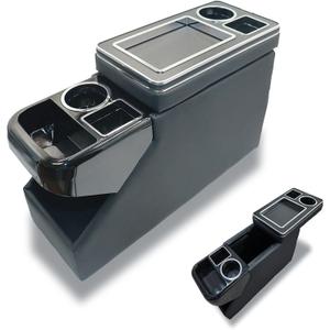 Universal Center Console for Ford F-150/ Silverado 1500/ Ram 1500/ Sierra 1500 Minivans SUVs, Truck Floor Center Conslsole for Jeep CJ-5/CJ-7