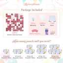 Pink Shimmer Wall Backdrop (Pack of 24) Square Shimmer Panels Sequin Photo Backdrops Decoration for Birthday Anniversary Engagement Christmas Parties Winter Glitter Bling Sequin Decor (6ftx4ft)