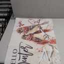 Hello Winter Sparrow Bird Door Mat, Snowy Christmas Berry Bird Doormat for Front Door Indoor Outdoor Entrance Porch, Winter Xmas Welcome Mat Outside, Xmas Holiday Bath Mats, 17x30 Inches