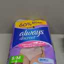 Always Discreet Adult Diapers for Women, Incontinence Underwear, Postpartum Essentials, Disposable Briefs, Max Absorbency, Bladder Leak Protection, Small/Medium, 32ct