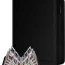 Graded Card Binder, PSA Slab Binders for Graded Cards Sports Cards, Baseball Trading Card Case Holder Fits PSA, CSG, BGS and Top Loaders storage6 slot,Black) (Holds 60 Slabs)