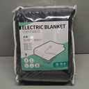 Heated Blanket Electric Blanket Full Size 72''x84'' with 9 Heating Levels, 1-10 Hour Auto Shut Off, Machine Washable, Flannel & Sherpa Soft Warming Blanket for Couch, Bed, Office - Dark Grey