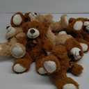 Zhanmai 7 Pcs 14 Inch Bear Stuffed Animal Bulk Operation 2025 Graduation Gifts Bulk Plush Stuffed Bear for Bridal Anniversary Shower Gifts(Light Brown, Dark Brown)