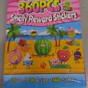 360PCS Scratch and Sniff Stickers, Large Scented Stickers for Kids & Teachers Single, Smelly Incentive Motivational Prize, Christmas Gift Bigger Reward for Student Classroom Must Haves School Supplies