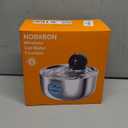 Cordless Cat Water Fountain Wireless: Battery Powered Pet Water Fountains for Cats Indoor - 2.6L Rechargeable Kitty Water Fountain Stainless Steel with Water Level Window - 8 Filters & 8 Sponges