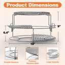 3 Tier 5 Piece Expander Rack Kit for Big Green Egg Large