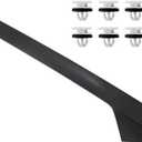 A-Pillar Molding Trim kit w/Clips Compatible with 2011-2019 Ford Explorer Right Passenger Side Outer Windshield Molding Trim Replace BB5Z-7803144-AA 926-451 BB5Z7803136AA BB5Z7803136AB BB5Z7803136BA