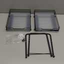 RCHYFEED Spice Rack Organizer for Cabinet, 2 Tier Pull Out Spice Racks for Inside Cabinets & Pantry, Height Adjustable Heavy Duty Vertical Spice Shelf for Seasoning Organizer(9.5" Wx10.5 Dx9.5 H)