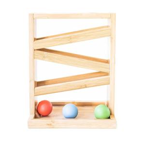 Montessori Ball Tracker Wooden Ball Drop  Wood Toys for 3 Year Old  Educational Toy for Baby and Toddler  Ramp Maze Run Track Toy  First Birthday Gift 18 Months