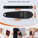 Red Light Therapy for Hands Wrist with Heat & Massage, FSA/HSA Eligible, 3000mAh Wireless Controller, Wearable Near Infrared & Red Light Wrist Wrap with 36 Beads for Faster Recovery & Hand Pain Relief