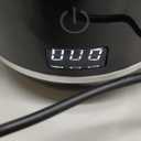 Dental Ultrasonic Retainer Cleaner Machine: Dental Cleaning Pod for Denture/Mouth Guard/Aligner/Night Guard/Braces/Toothbrush Heads/Jewelry - 45kHz Retainer Cleaner with Digital Timer & 200ML (deep black)