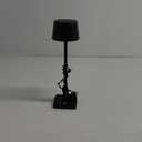 YHT LED Corded Table Lamp Modern 1 Color Brightness Dimmable Plug in Desk Lamp Industrial Aluminum Nightstand Table Light for Reading/Living/Bedroom/Home/Office/Beside(Black, 1 P)