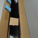 FOREHOGAR Metal Fence Post Black Splicing 7 feet, Pack of 8, T Posts for Fences Wire Mesh, No Dig Steel Stakes Fencing for Garden Yard Farm Outdoor Light Duty