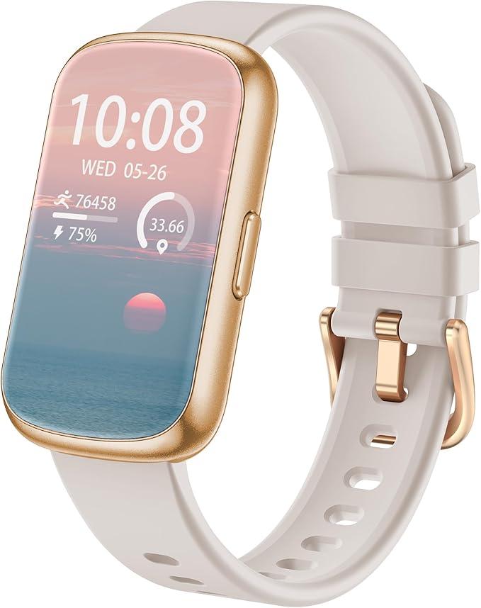Fitness Tracker, Smart Watches for Women Men with 24/7 Heart Rate/Blood Pressure/Blood Oxygen Monitor, Sleep Tracker, Calories&Step Counter, IP68 Waterproof Health Activity Trackers for Android&iPhone