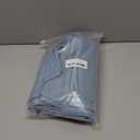 Naturoom Blue Linen Shower Curtain, Cloth Textured Fabric Shower Curtain Set with Hooks, Simple Elegant Modern Farmhouse Country Ultra Thick Bath Curtains for Bathroom,Water Repellent,72x72