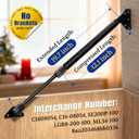 C1608054 20" Gas Prop Spring Strut 20 inch 100 Lb Per Shock C16-08054 for Camper Shell RV Bed Tonneau Cover Storage Box Basement Door Floor Hatch Window Lift Struts (Fit 85-110LBs Lid, No Brackets)