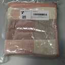 kimteny 6 Pack 100% Cotton Washcloths, Dual-Sided Design (Terry + Gauze) Facecloths, 13x13 Inch Ginghqm Washrags, Soft & Skin-Friendly, for Bathroom, Kitchen & Household (Pink, 13x13 Inches)