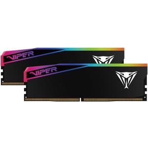 Patriot Viper Elite 5 Ultra RGB DDR5 RAM 48GB (2X24GB) 6400MT/s CL32 Memory | Voltage: 1.4v; Supports Intel XMP and AMD EXPO; Module type: UDIMM.
