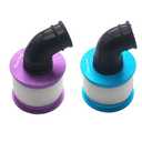 2Pack ShareGoo Aluminum Capped Air Filter Sponge Cover 04104 Upgrade Parts Compatible with RC 1/10 HSP Traxxas Himoto Redcat Nitro Truck Buggy