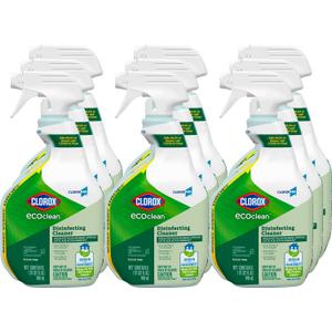 CloroxPro EcoClean Disinfecting Cleaner Spray Bottle, 32 fl. oz., 9 Pack
