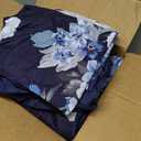 Anibedding 7 Pieces Striped King Size Comforter Set, Soft Microfiber Down Alternative Farmhouse Bedding All Season with Comforter, Pillow Shams, Flat Sheet, Fitted Sheet and Pillowcases (Brown-beige)