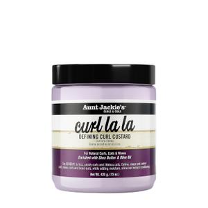 Aunt Jackie's Curl La La, Lightweight Curl Defining Custard, Enriched with Shea Butter & Olive Oil, Basic, 15 Ounce
