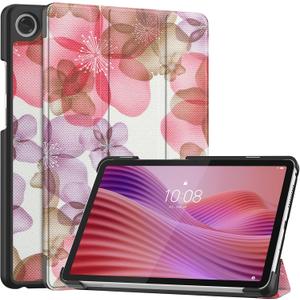 Gylint Case for Lenovo Tab One 8.7'' / Tab K9, Folding Folio Ultra-Thin PU Leather Stand Case Cover with Auto Wake/ Sleep for Lenovo Tab K9 8.7 Inch Flower