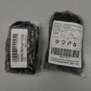 2 Pieces Packable Backpack for Men Women, Waterproof Foldable Hiking Backpack with Breathable Shoulder Strap, Lightweight Outdoor Daypack for Travel Camping Biking Cycling, Black