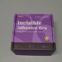 Invisible Strapless Sticky Bra Push up for Women, Ultra Adhesive Bra for Backless Dress, Cleavage Bra Lift Novelty Bras (B Cup, Light Beige)