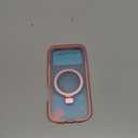 for iPhone 17 Pro Full Body Shockproof Case with Magnetic Invisible Stand [Compatible with MagSafe] Built-in Screen Protector Military Drop ProtectionTranslucent iPhone Cover -Pink