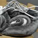 Bedsure Electric Blanket Full Size - Soft Flannel Heated Blanket Full, GentleSoft Fast Heating with 10 Time Settings & 6 Heat Settings, Warm Gift for Grandma (72x84 inches, Grey)