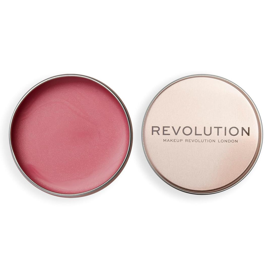 Revolution, Balm Glow, Multi-Use Balm for Cheeks, Eyes & Lips, Buildable Formula, Dewy Finish, Rose Pink, 1.12 Oz.
