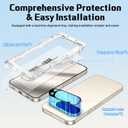 3 x 2 Pack Screen Protector Compatible with Pixel 10 Pro 5G - 2 Tempered Glass Camera Lens Protector Accessories - Auto-Dust Removel - Bubble Free - Military Grade Shatterproof (for PIXEL 10 PRO-6.3 Inch)