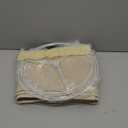 Drum Lampshades Set of 2, Medium Fabric Lamp shades for Table Lamps, Floor Lamps, Beige Linen Lamp shades 11.6" Top x 12.6" Bottom x 9.8" High Spider Fitter, Replacement Lampshades, Assembly Required (Beige with Black Rim)