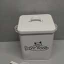 Dog and Cat Food Storage Container, Farmhouse Pet Food Containers with Lid and Dry Food Scoop, Durable Airtight Great Gift for Pet Owners (Medium)